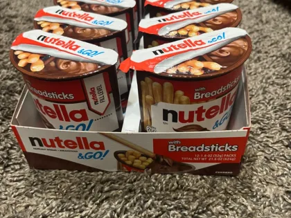 🔥Clearance Sale🔥Nutella & GO! Bulk 12 Pack, Hazelnut and Cocoa Spread with Breadsticks, Snack Cups, 1.8 oz Each photo review